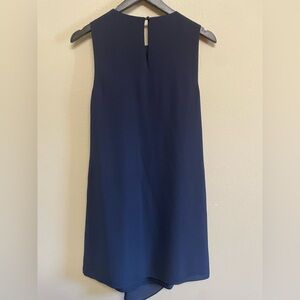 Halston Heritage Midnight Blue Cocktail Dress S